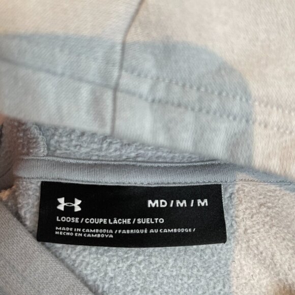 Under Armour Gray Cropped Sweatshirt size Medium - Picture 3 of 4